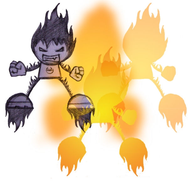 Creation of Of Fire: Step 3